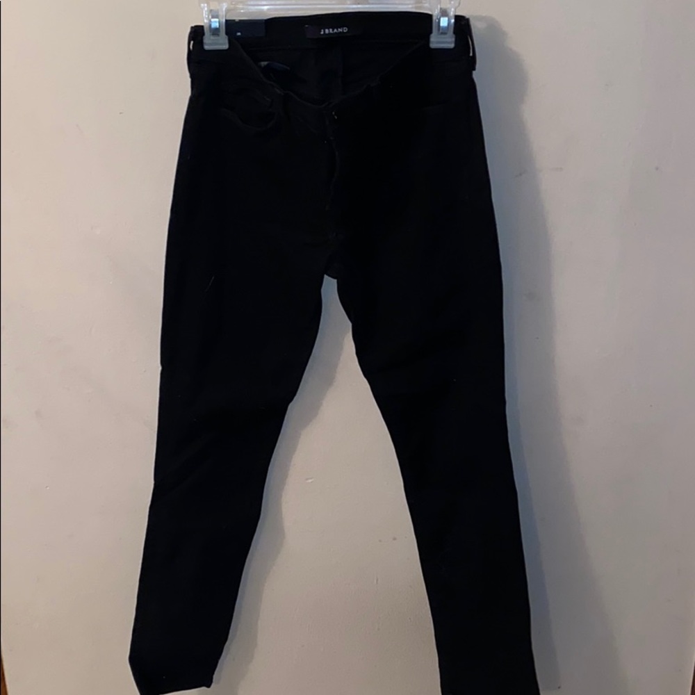 J Brand hi rise black denim stretch jean